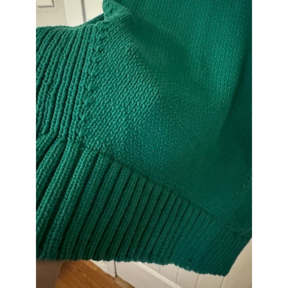 J Crew Always Women's 1988 rollneck™ sweater Kelly Green Men's XS/Women's M - Picture 7 of 7